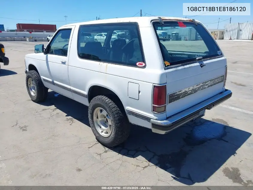 1984 Chevrolet Blazer S10 VIN: 1G8CT18B1E8186120 Lot: 42819790