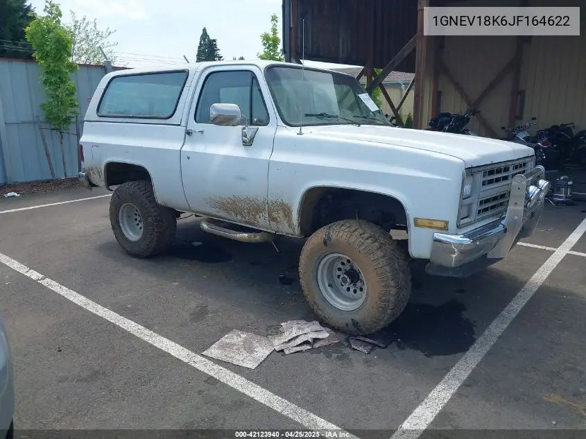 1988 Chevrolet Blazer V10 VIN: 1GNEV18K6JF164622 Lot: 42123940