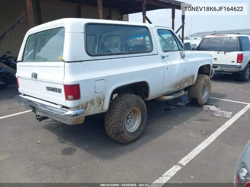 1988 Chevrolet Blazer V10 VIN: 1GNEV18K6JF164622 Lot: 42123940
