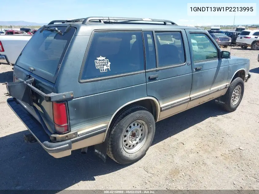 1993 Chevrolet Blazer S10 VIN: 1GNDT13W1P2213995 Lot: 42158969