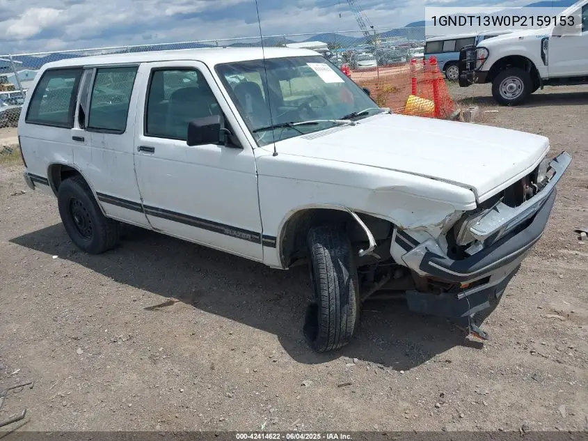 1993 Chevrolet Blazer S10 VIN: 1GNDT13W0P2159153 Lot: 42414622