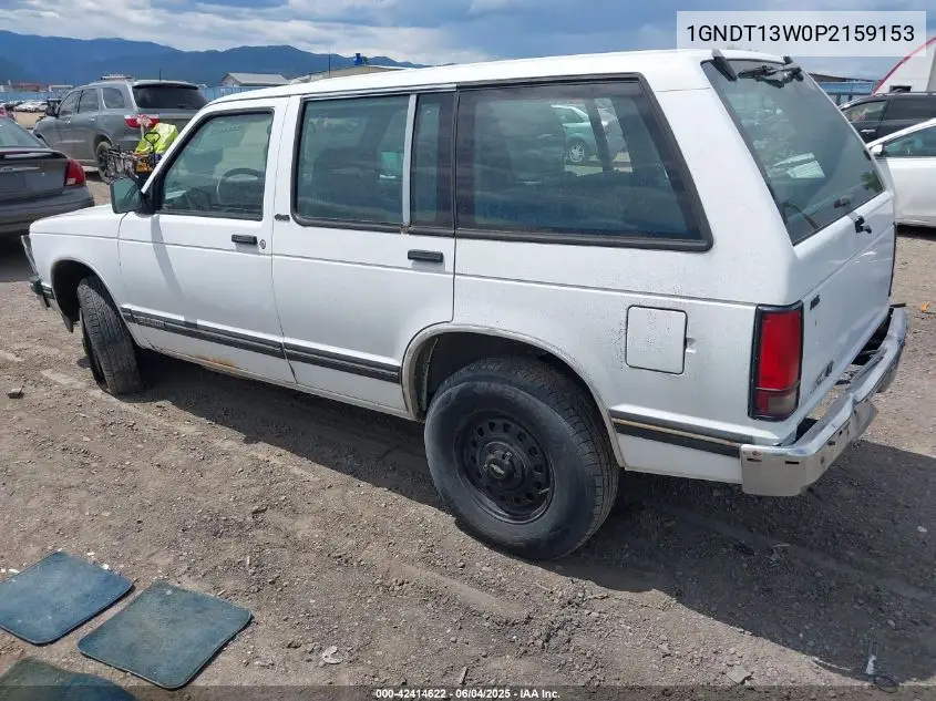 1993 Chevrolet Blazer S10 VIN: 1GNDT13W0P2159153 Lot: 42414622