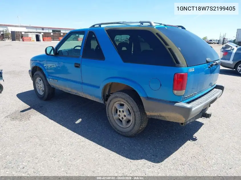1995 Chevrolet Blazer VIN: 1GNCT18W7S2199405 Lot: 42148102