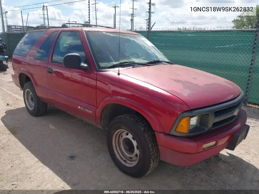 1995 Chevrolet Blazer VIN: 1GNCS18W9SK262832 Lot: 42582716