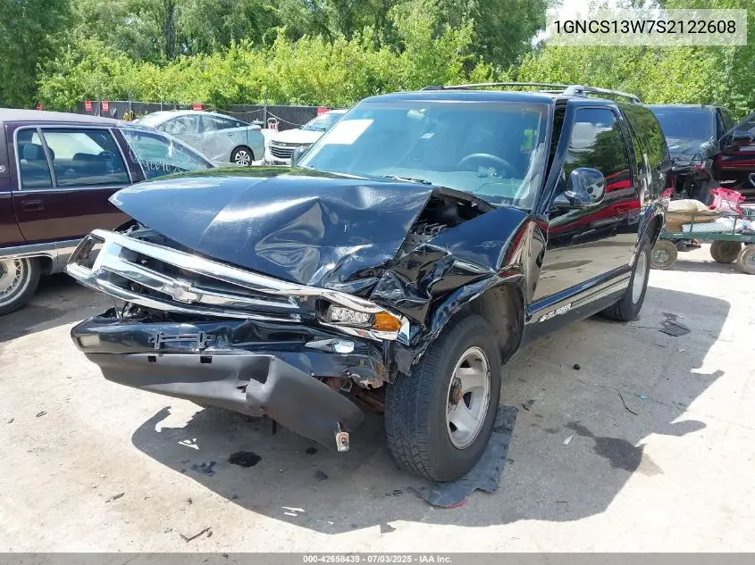 1995 Chevrolet Blazer VIN: 1GNCS13W7S2122608 Lot: 42658439