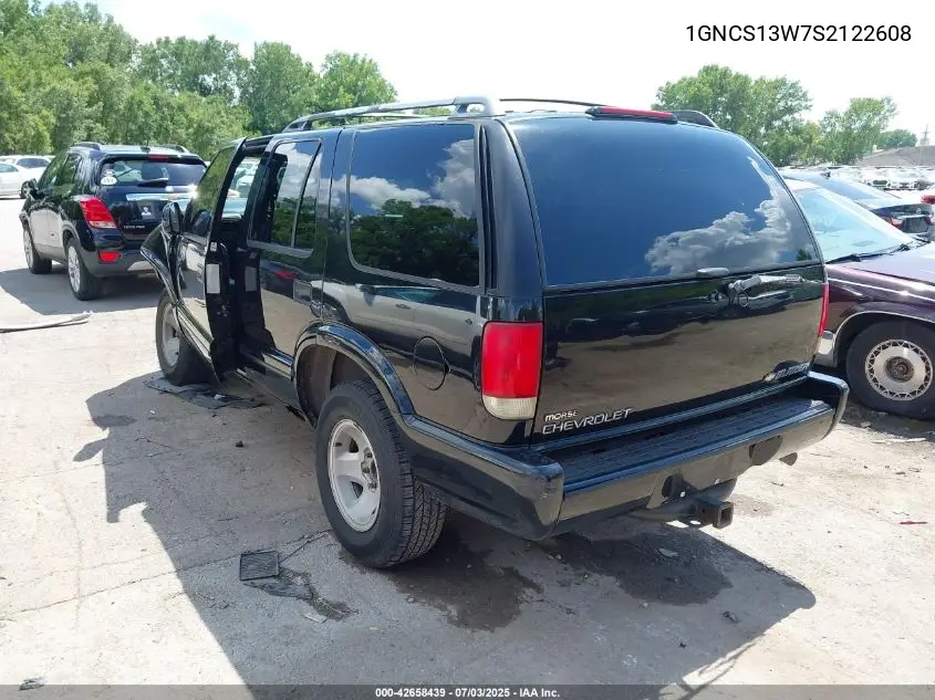 1995 Chevrolet Blazer VIN: 1GNCS13W7S2122608 Lot: 42658439