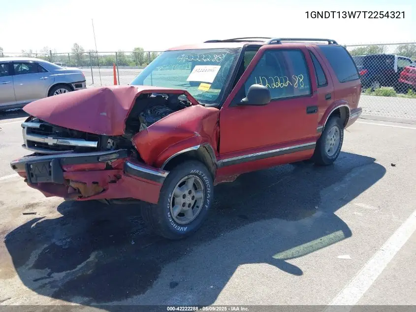 1996 Chevrolet Blazer VIN: 1GNDT13W7T2254321 Lot: 42222288