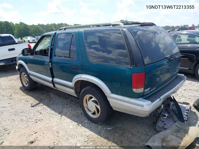 1996 Chevrolet Blazer VIN: 1GNDT13W6T2213355 Lot: 42624572