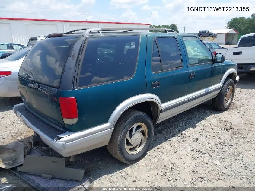 1996 Chevrolet Blazer VIN: 1GNDT13W6T2213355 Lot: 42624572
