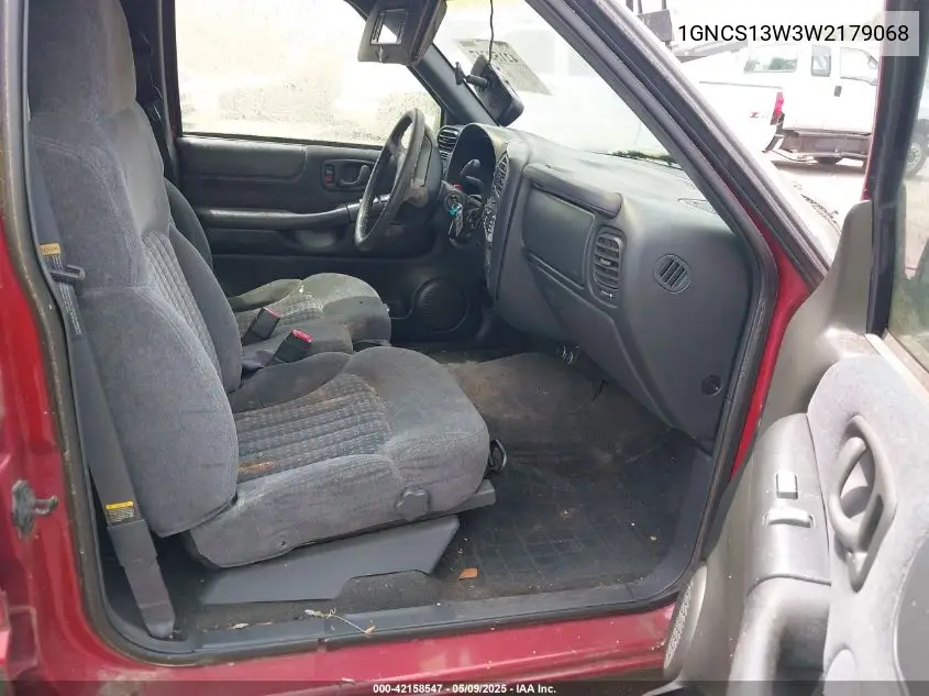 1998 Chevrolet Blazer Ls VIN: 1GNCS13W3W2179068 Lot: 42158547