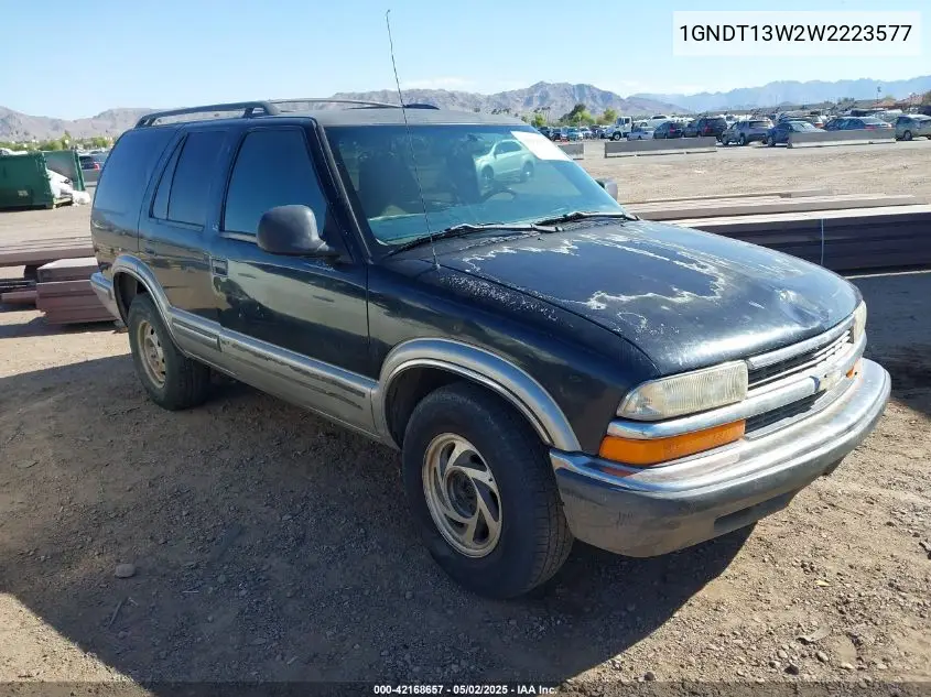 1998 Chevrolet Blazer Ls VIN: 1GNDT13W2W2223577 Lot: 42168657