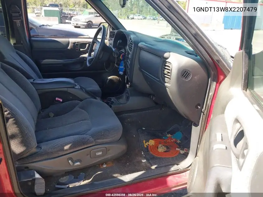 1999 Chevrolet Blazer Lt VIN: 1GNDT13W8X2207479 Lot: 42598356