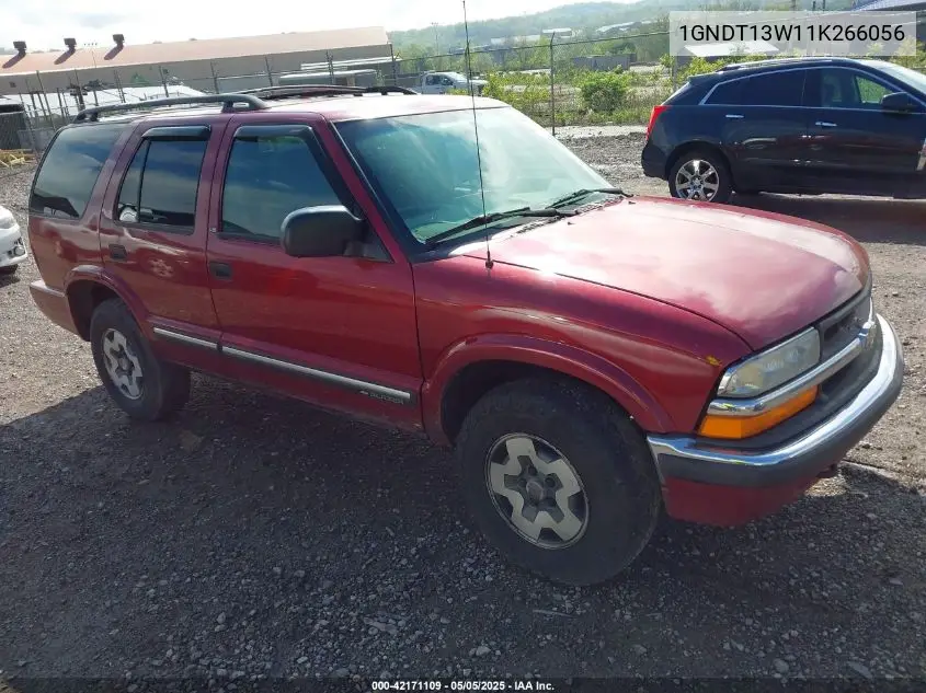 2001 Chevrolet Blazer Ls VIN: 1GNDT13W11K266056 Lot: 42171109