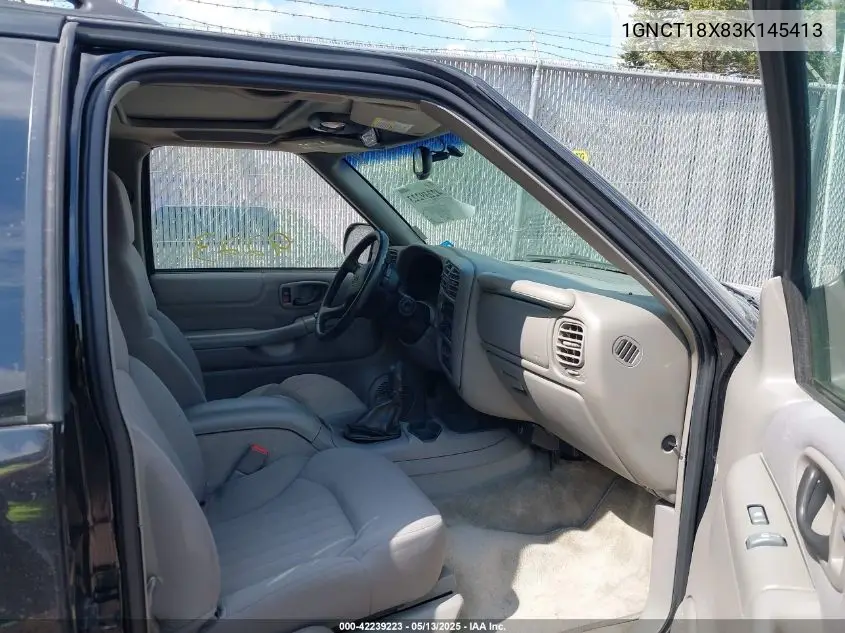 2003 Chevrolet Blazer Ls VIN: 1GNCT18X83K145413 Lot: 42239223