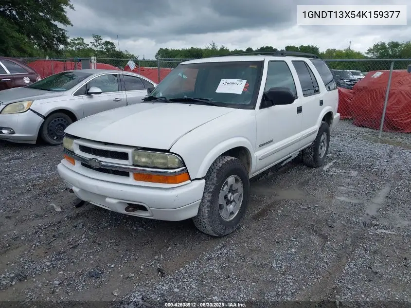 2004 Chevrolet Blazer Ls VIN: 1GNDT13X54K159377 Lot: 42608912
