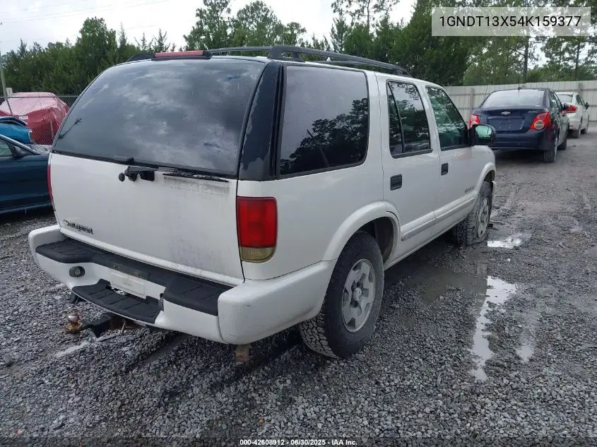 2004 Chevrolet Blazer Ls VIN: 1GNDT13X54K159377 Lot: 42608912