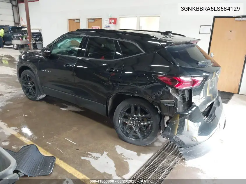 2020 Chevrolet Blazer Fwd 1Lt VIN: 3GNKBBRA6LS684129 Lot: 41850800