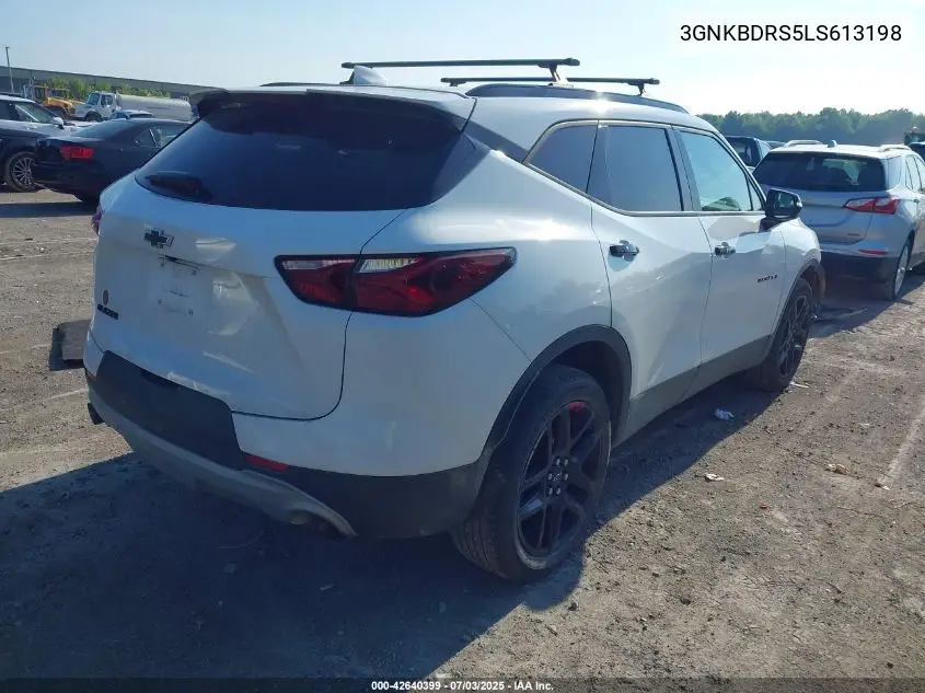 2020 Chevrolet Blazer Fwd 3Lt VIN: 3GNKBDRS5LS613198 Lot: 42640399