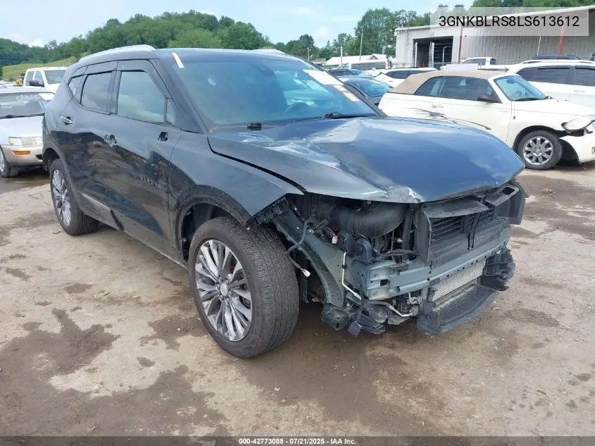 2020 Chevrolet Blazer Awd Premier VIN: 3GNKBLRS8LS613612 Lot: 42773088