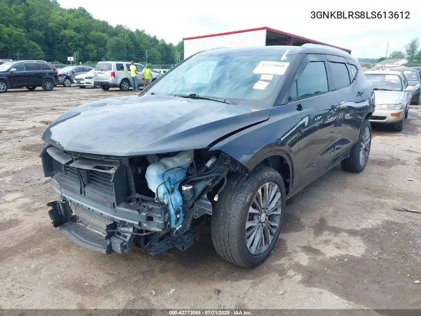 2020 Chevrolet Blazer Awd Premier VIN: 3GNKBLRS8LS613612 Lot: 42773088