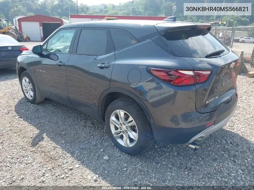 3gnkbhr40ms566821 3GNKBHR40MS566821 2021 Chevrolet Blazer Awd 2Lt