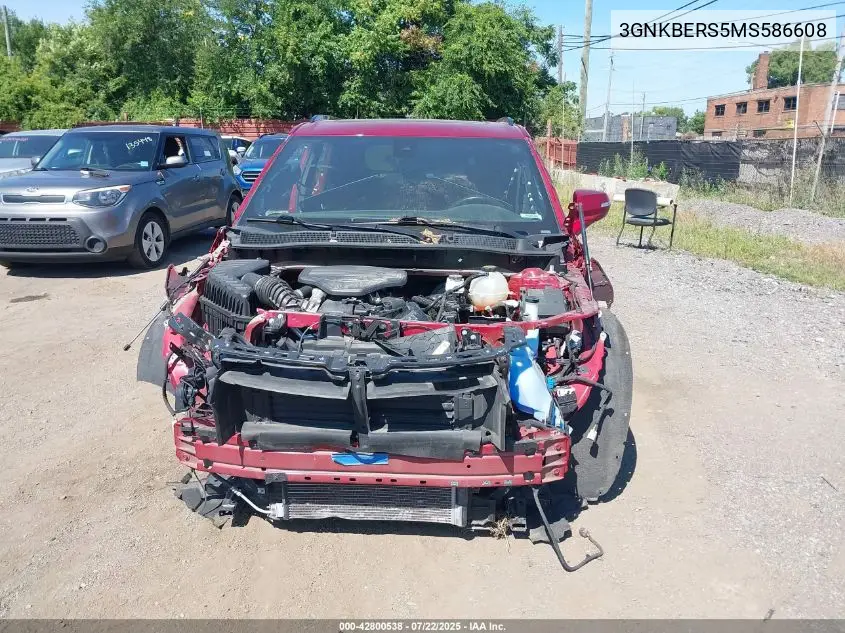 2021 Chevrolet Blazer Rs VIN: 3GNKBERS5MS586608 Lot: 42800538