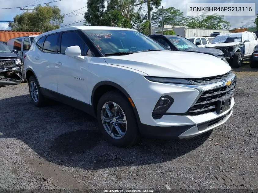 2023 Chevrolet Blazer Awd 2Lt VIN: 3GNKBHR46PS213116 Lot: 42249792