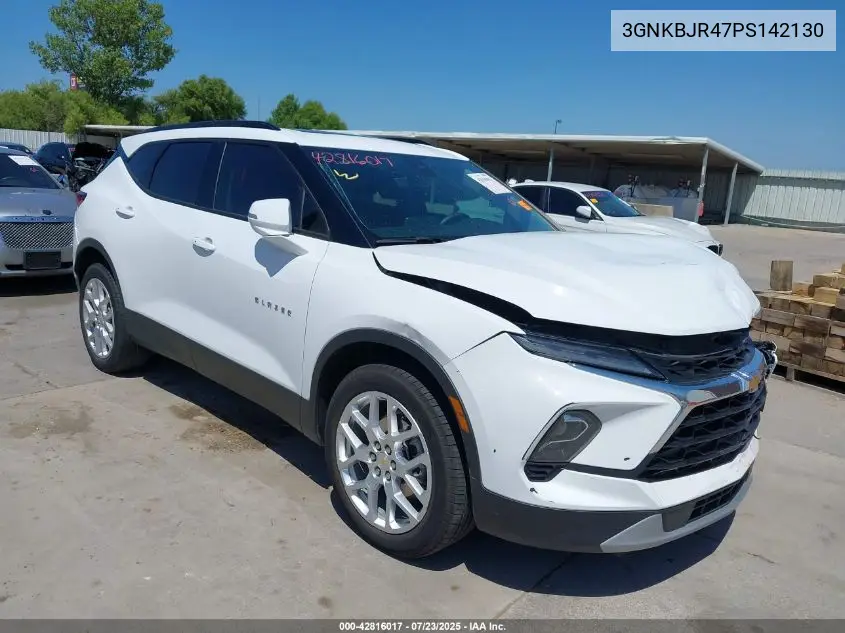 2023 Chevrolet Blazer Awd 3Lt VIN: 3GNKBJR47PS142130 Lot: 42816017