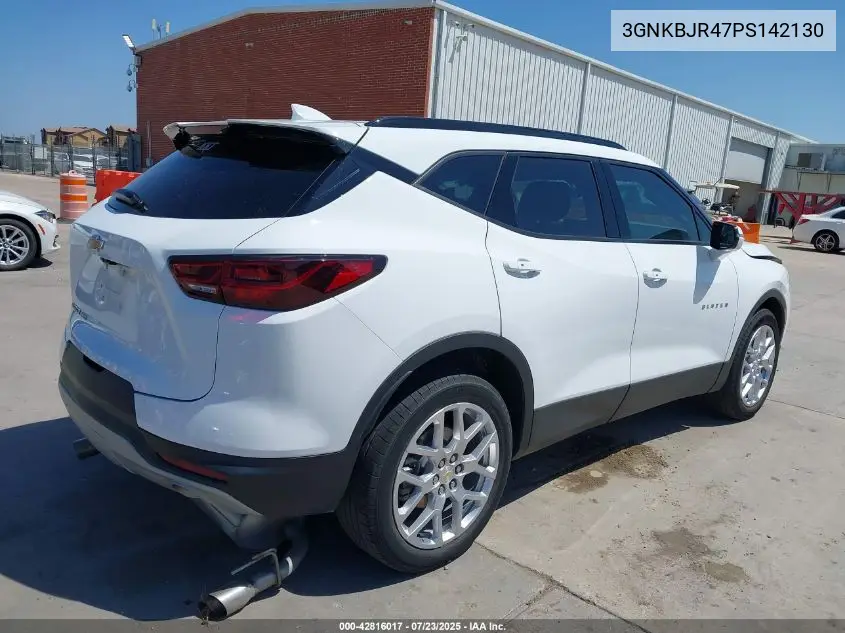 2023 Chevrolet Blazer Awd 3Lt VIN: 3GNKBJR47PS142130 Lot: 42816017