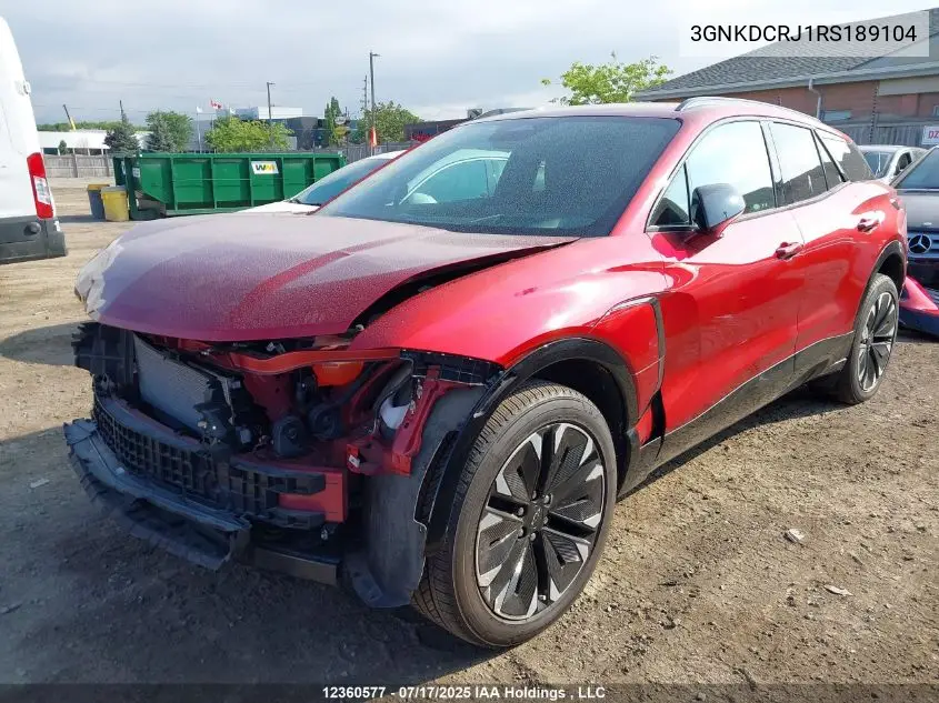 2024 Chevrolet Blazer Rs VIN: 3GNKDCRJ1RS189104 Lot: 12360577