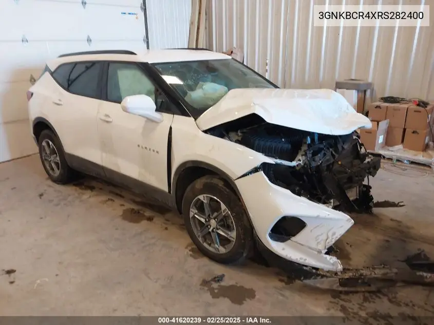 2024 Chevrolet Blazer Fwd 2Lt VIN: 3GNKBCR4XRS282400 Lot: 41620239