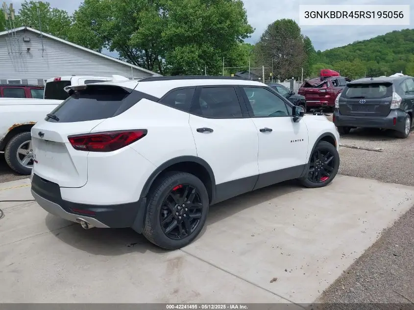 2024 Chevrolet Blazer Fwd 3Lt VIN: 3GNKBDR45RS195056 Lot: 42241495