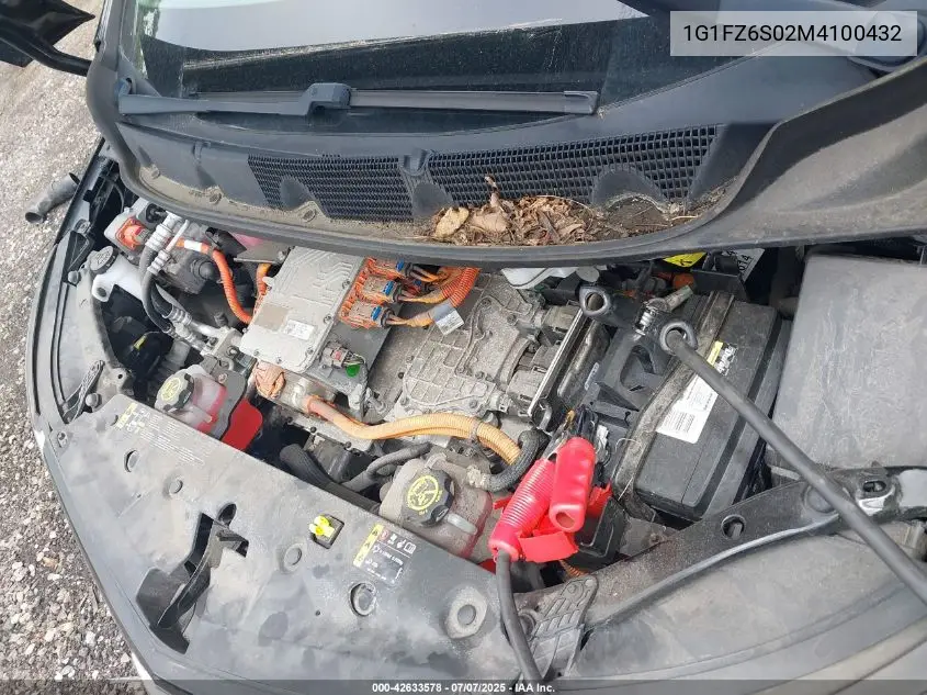 2021 Chevrolet Bolt Ev Fwd Premier VIN: 1G1FZ6S02M4100432 Lot: 42633578