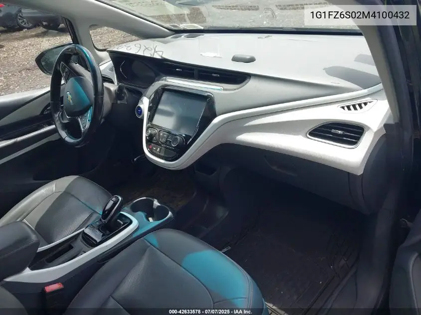 2021 Chevrolet Bolt Ev Fwd Premier VIN: 1G1FZ6S02M4100432 Lot: 42633578