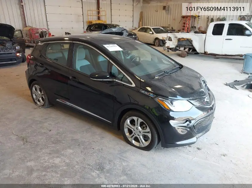 2021 Chevrolet Bolt Ev Fwd Lt VIN: 1G1FY6S09M4113911 Lot: 42765983
