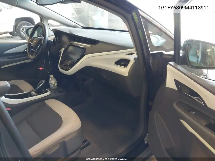 2021 Chevrolet Bolt Ev Fwd Lt VIN: 1G1FY6S09M4113911 Lot: 42765983