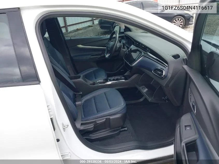 2022 Chevrolet Bolt Euv Fwd Premier VIN: 1G1FZ6S04N4116617 Lot: 39339336