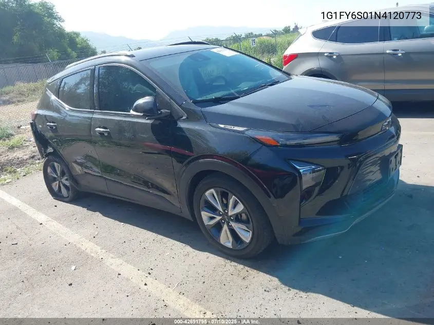 2022 Chevrolet Bolt Euv Fwd Lt VIN: 1G1FY6S01N4120773 Lot: 42691795
