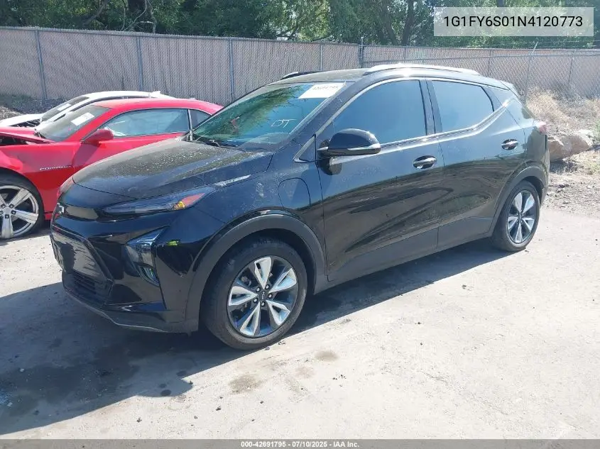 2022 Chevrolet Bolt Euv Fwd Lt VIN: 1G1FY6S01N4120773 Lot: 42691795