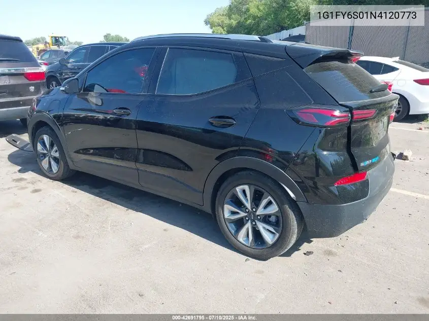 2022 Chevrolet Bolt Euv Fwd Lt VIN: 1G1FY6S01N4120773 Lot: 42691795