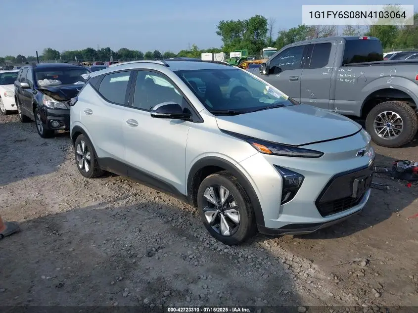 2022 Chevrolet Bolt Euv Fwd Lt VIN: 1G1FY6S08N4103064 Lot: 42723310