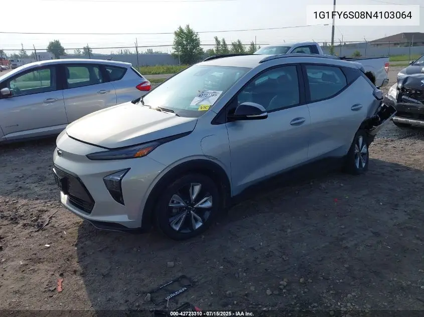 2022 Chevrolet Bolt Euv Fwd Lt VIN: 1G1FY6S08N4103064 Lot: 42723310