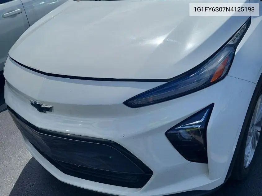 2022 Chevrolet Bolt Euv Lt VIN: 1G1FY6S07N4125198 Lot: 42792265