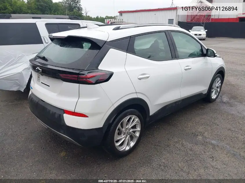 2023 Chevrolet Bolt Euv Lt VIN: 1G1FY6S06P4126894 Lot: 42775125