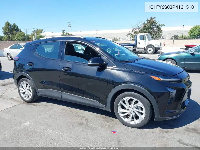 2023 Chevrolet Bolt Euv Fwd Lt VIN: 1G1FY6S03P4131518 Lot: 42781655
