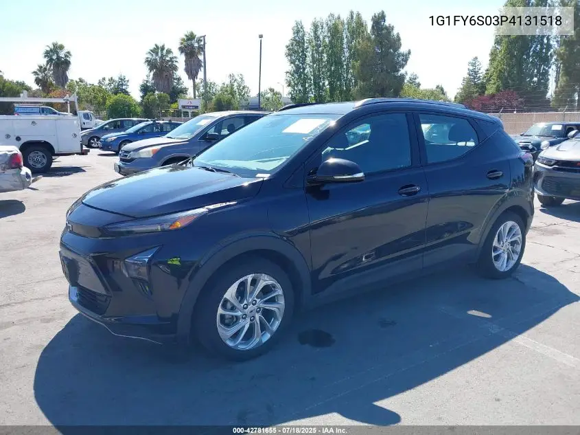 2023 Chevrolet Bolt Euv Fwd Lt VIN: 1G1FY6S03P4131518 Lot: 42781655