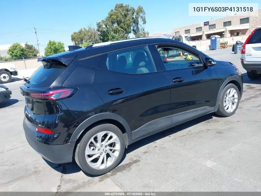 2023 Chevrolet Bolt Euv Fwd Lt VIN: 1G1FY6S03P4131518 Lot: 42781655
