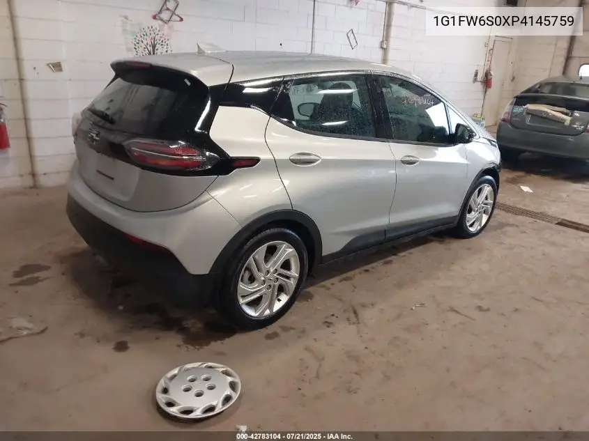 2023 Chevrolet Bolt Ev Fwd 1Lt VIN: 1G1FW6S0XP4145759 Lot: 42783104
