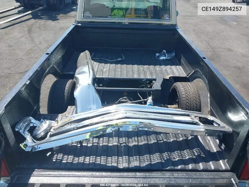 1969 Chevrolet C10 VIN: CE149Z894257 Lot: 42138434