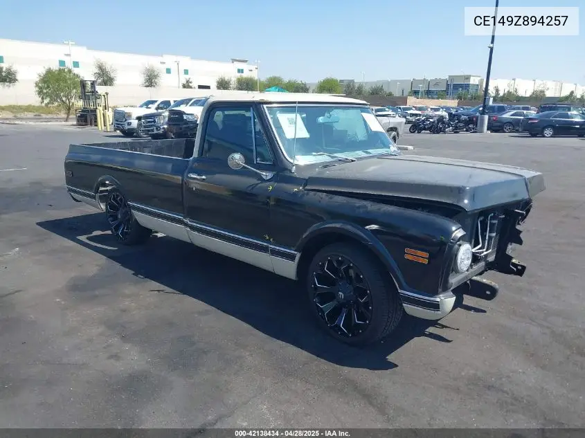 1969 Chevrolet C10 VIN: CE149Z894257 Lot: 42138434